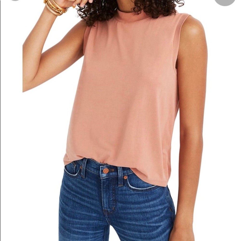Madewell mockneck tank XS